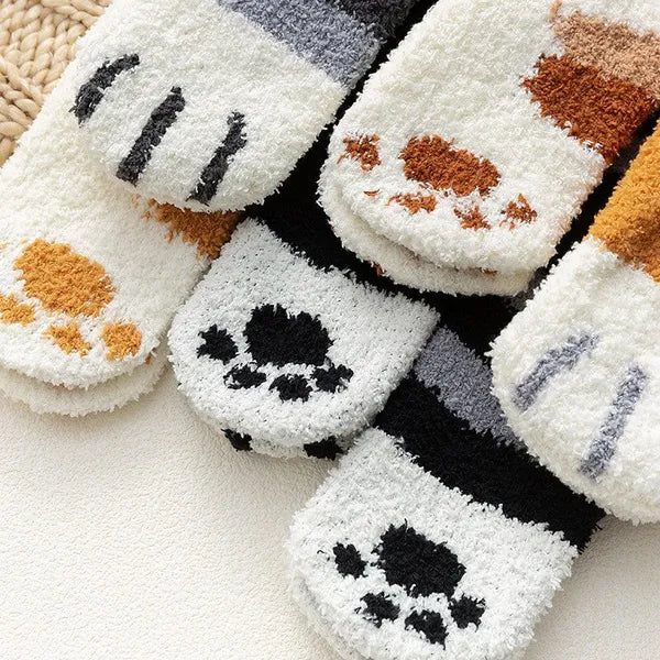 (1+1 FREE) PawSocks™ - Super Warm Cat Paw Socks [Last Day Discount]