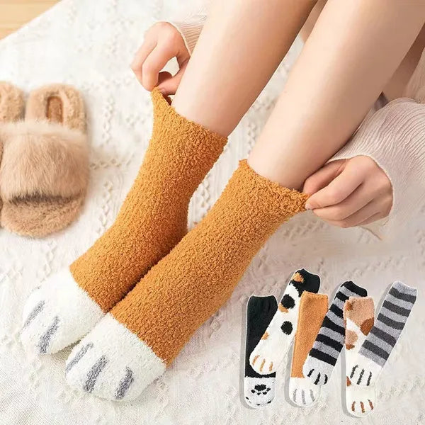 (1+1 FREE) PawSocks™ - Super Warm Cat Paw Socks [Last Day Discount]