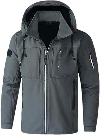 Removable windbreaker jacket for men