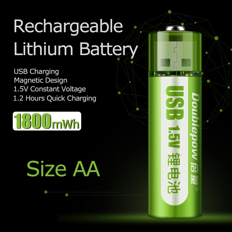 EcoBatt™ - Rechargeable USB Battery [Last Day Discount] 