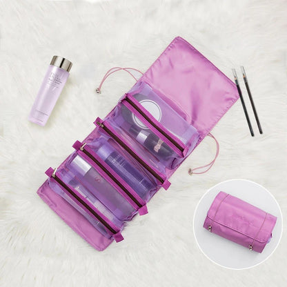 4-in-1 removable and foldable make-up bag