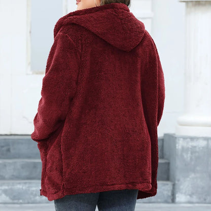 Oversized hooded jacket