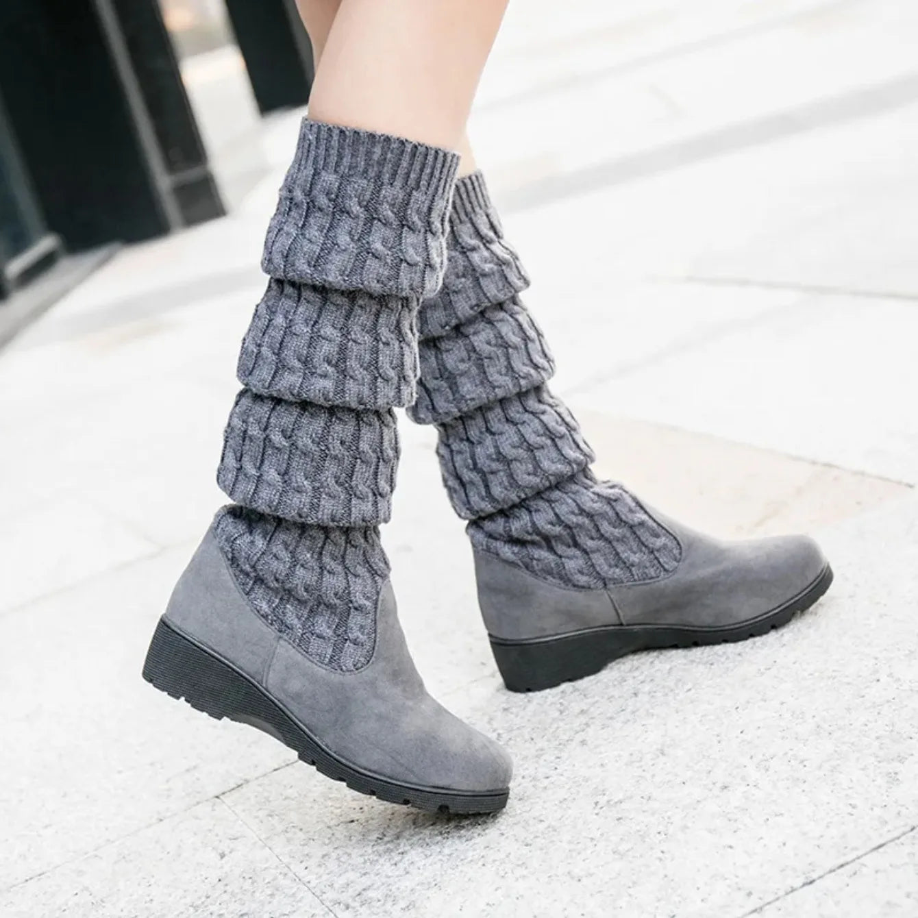 High stretch boots