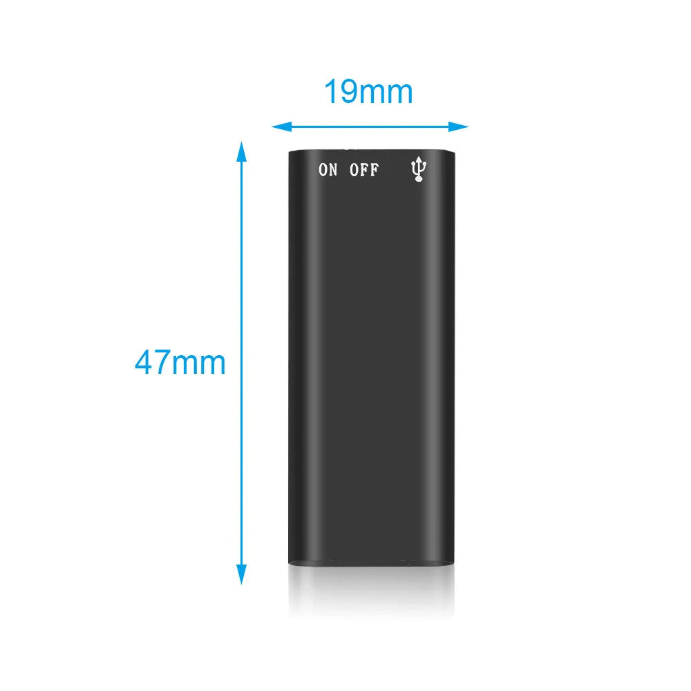 MiniVoice™ - 8GB Digitaler Audiorekorder - Professioneller tragbarer Sprachrekorder