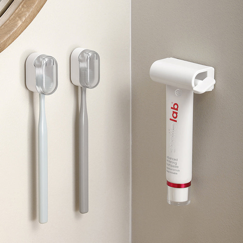 Wall Toothbrush Holder - Wall Mounted Toothbrush Holder with Cover