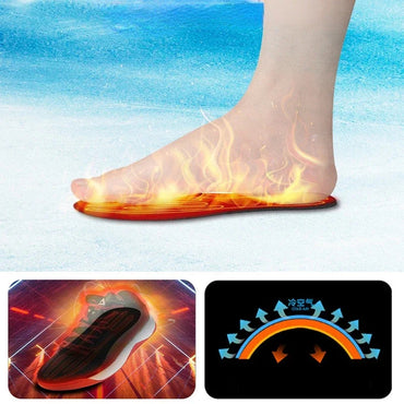 USB heated insoles