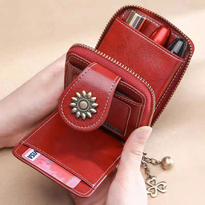 Mini make-up bag with mirror