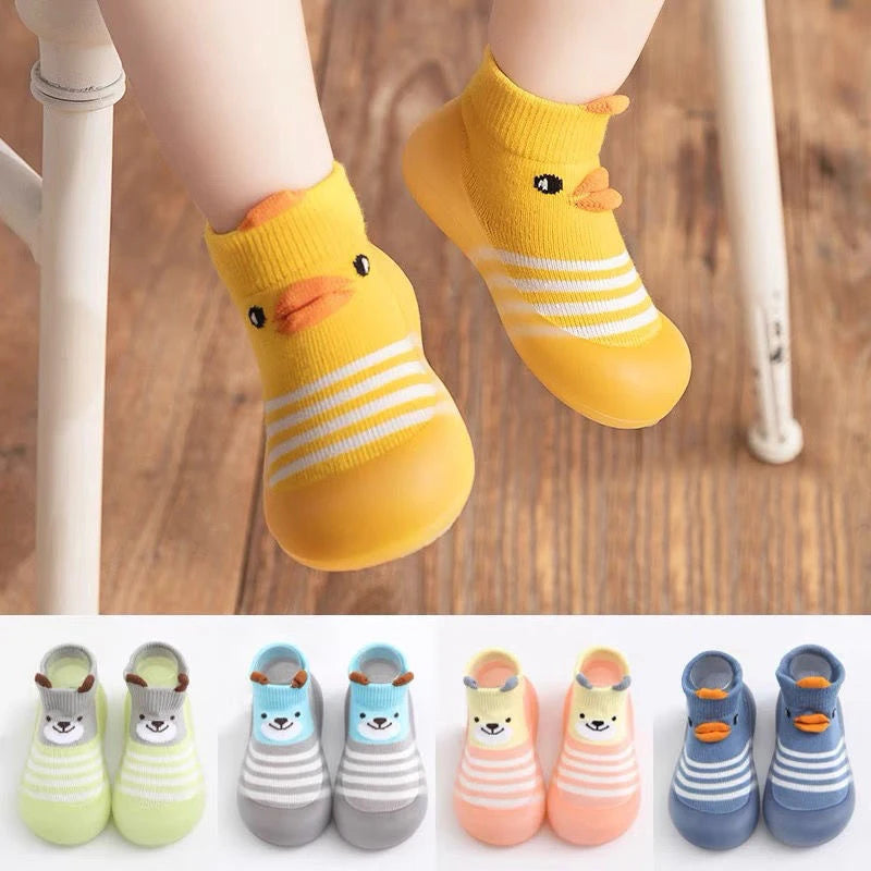 TinyPaws™ - Rutschfeste Babysocken mit Tiermuster [50% RABATT]