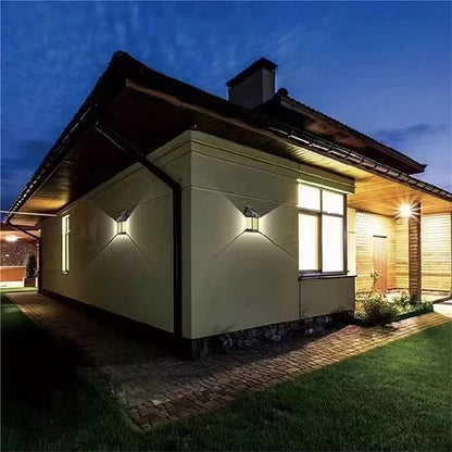 Waterproof solar wall lamp