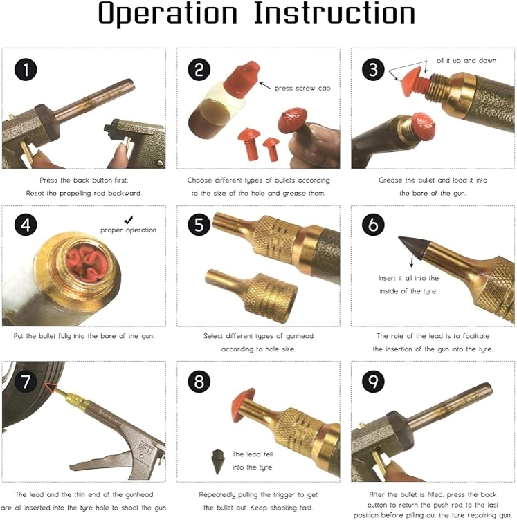 RapidSeal - gang pistol set repair set 