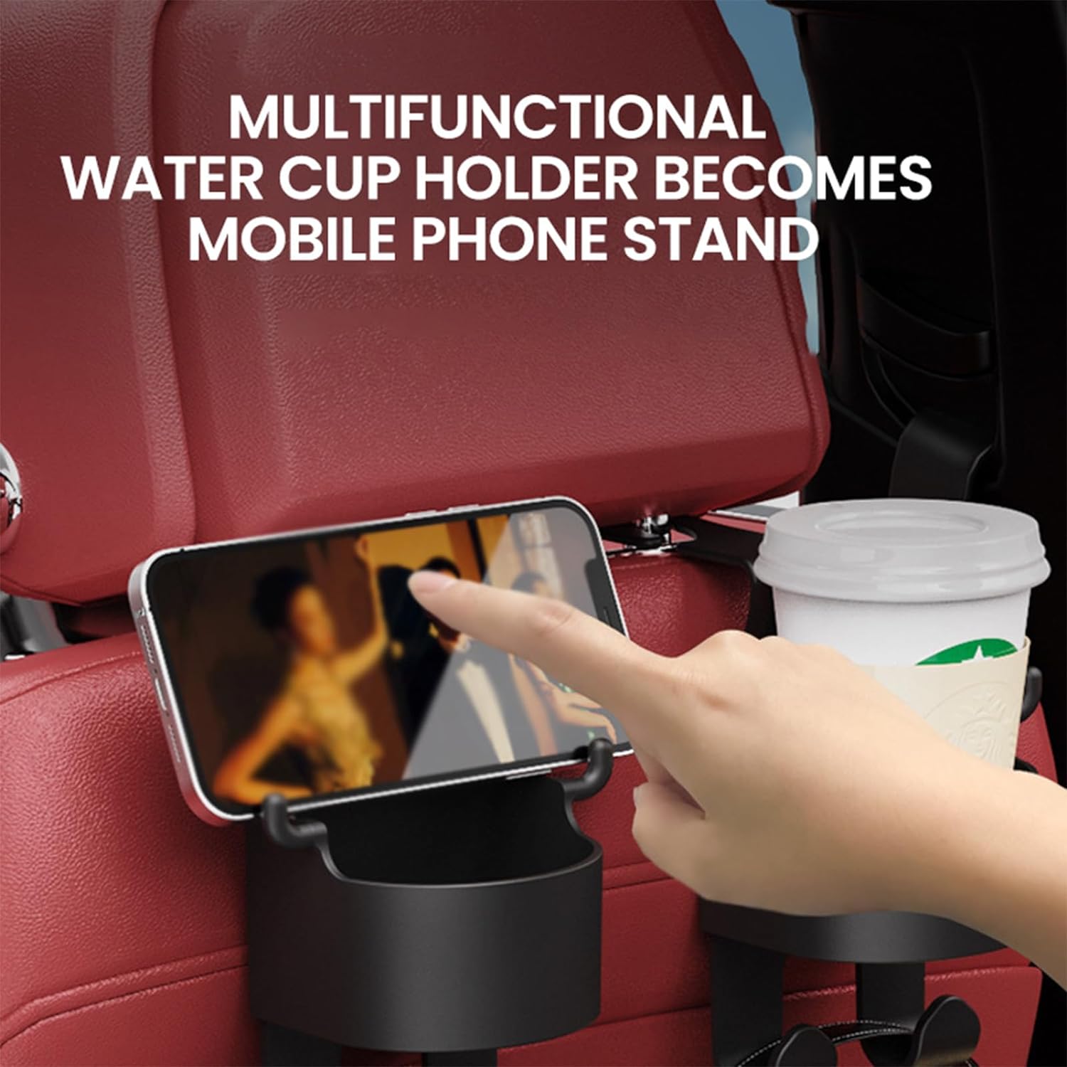 2+2 FREE | CupMan - Hanging Cup Holder for the Back Seat of the Car [Last Day Discount] 