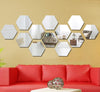 LustrousArt | Acrylic Mirror Wall Stickers 12pcs [Last Day Discount]