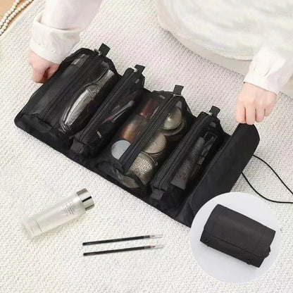 4-in-1 removable and foldable make-up bag