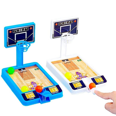 Interactive mini basketball toy