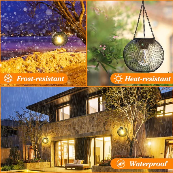 LumenVintage - Retro-style solar lighting for a charming garden atmosphere | 50% OFF