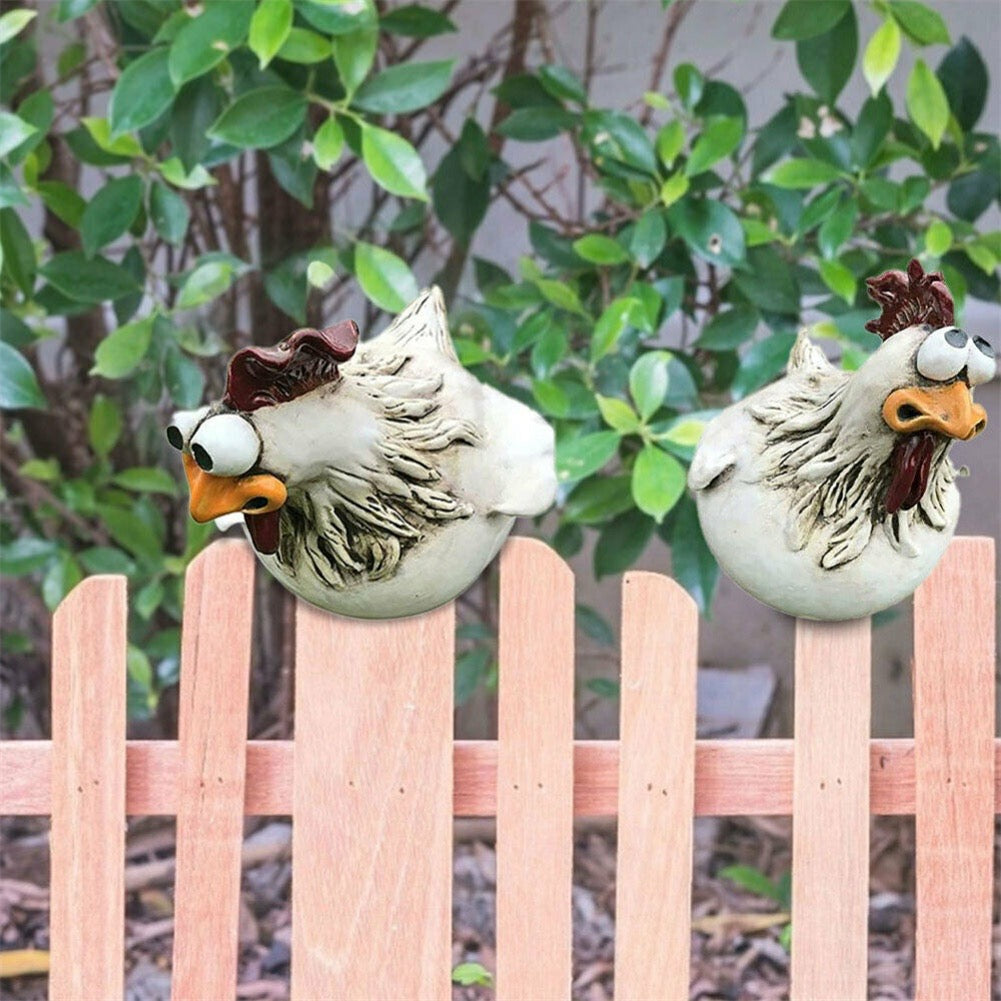 Garden chicken decoration