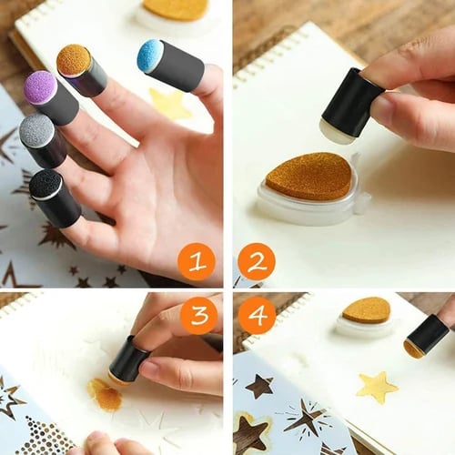 FingerSponge™ - Kids can have fun with these finger stamps! [Last day discount]