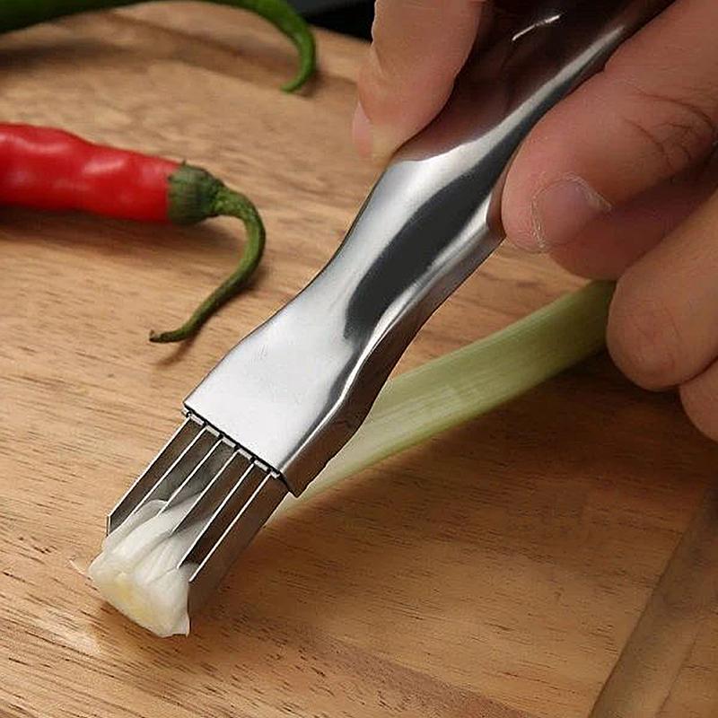 VeggieSlicer - Stainless Steel Chopper for Green Onions [Last Tab Discount] 