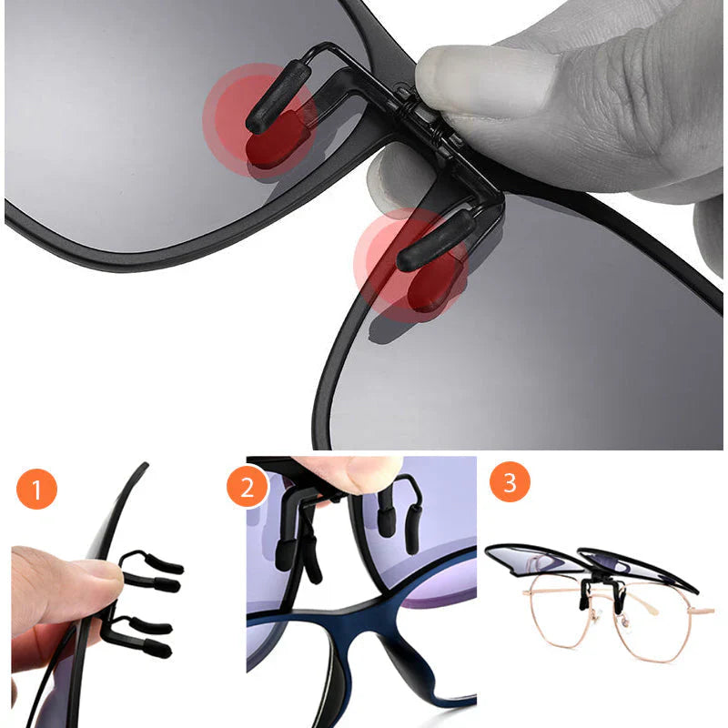 Ecliptix™ - Clip-on Sunglasses [Last Day Discount]