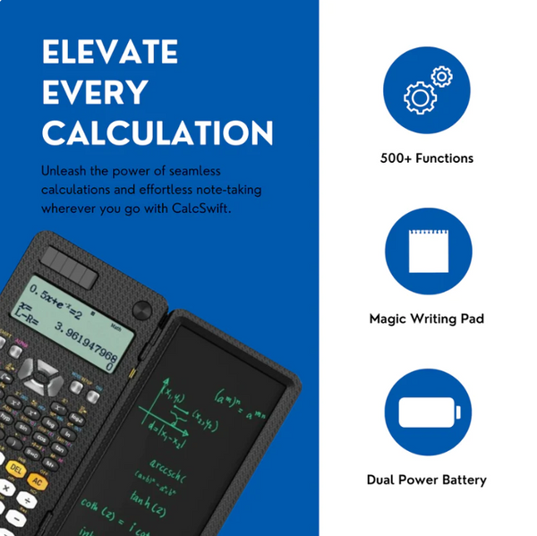 CalcuSci™ - Math &amp; Scribble - A unique calculator with unique benefits! [Last day discount]