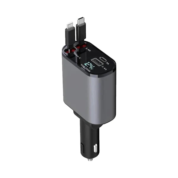 VoltFlex™ | 4-in-1 Fast, Convenient and Versatile Car Charger