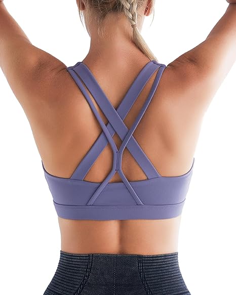 1+1 Free | Wowelo™ - Cross Back Padded Sports Bra with Straps [Last Day Discount] 