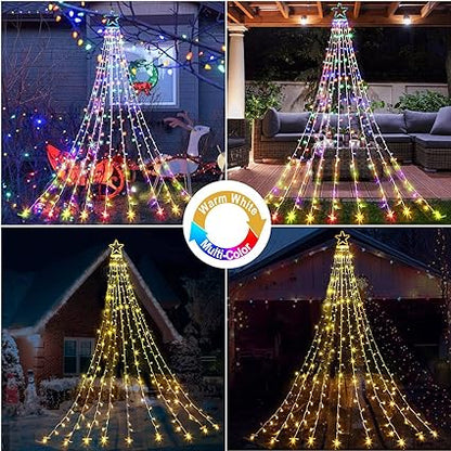 Multicolor LED Christmas trees