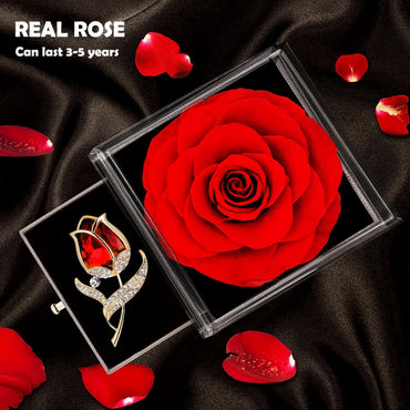 Rosaluxe | Rotating eternal roses gift box