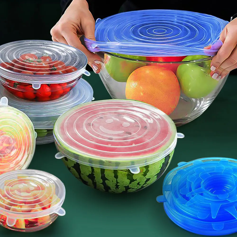 CoverBowl™ - Stretchable Eco-Friendly Silicone Lids [Last Day Discount]