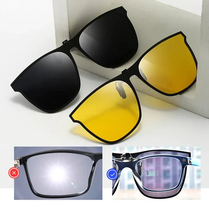 Ecliptix™ - Clip-on Sunglasses [Last Day Discount]