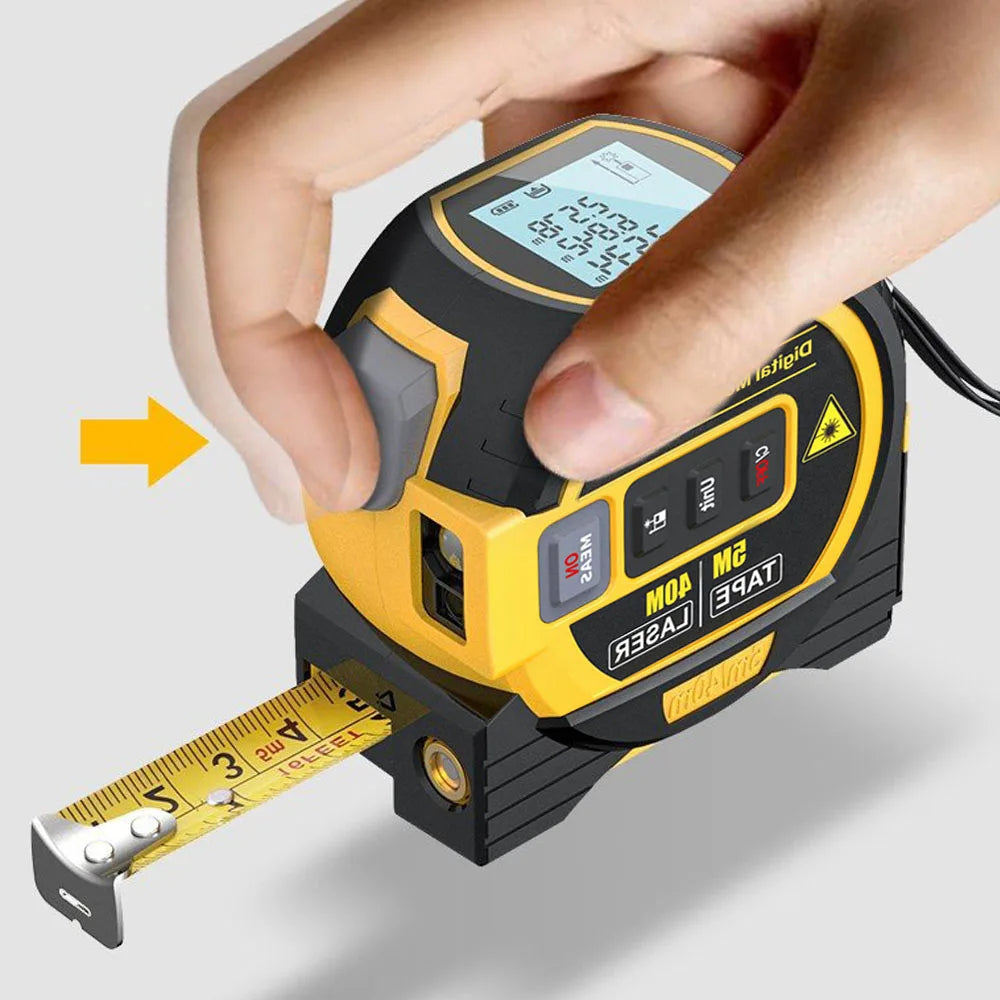 3-in-1 laser removal knife with measuring tape