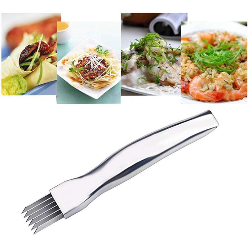 VeggieSlicer - Stainless Steel Chopper for Green Onions [Last Tab Discount] 