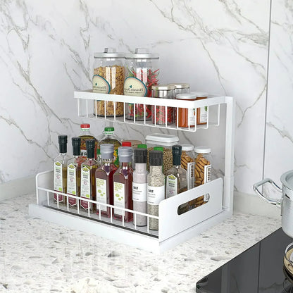 Removable, pull -out kitchen cabinet shelf