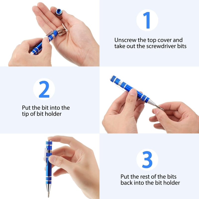 ScrewPen™ - 8 in 1 Mini Pen Screwdriver [Last Day Discount]