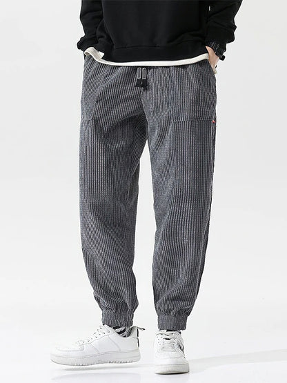 Casual cord pants sweatpants