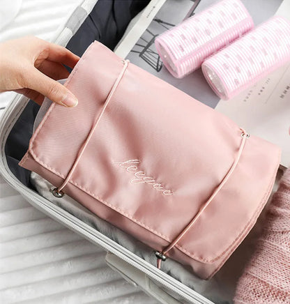 4-in-1 removable and foldable make-up bag