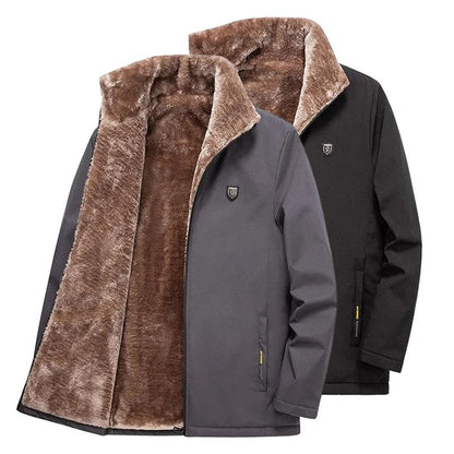 Fleece-fed men's jacket