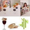 1+1 Free | BambuSchutz - Elegant bamboo coasters for wine glasses