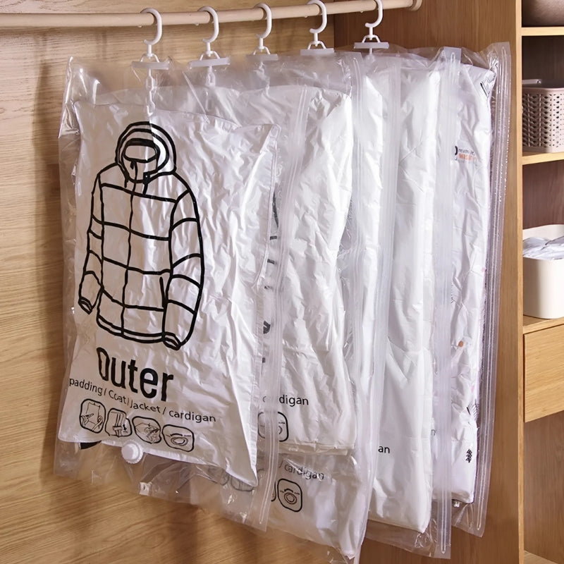 KleiderMappe - Durable Vacuum Storage Bags with Hanger and Pump (Last Day Discount)