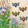 1+1 Free | Charming hand-painted bee wall art for garden decoration