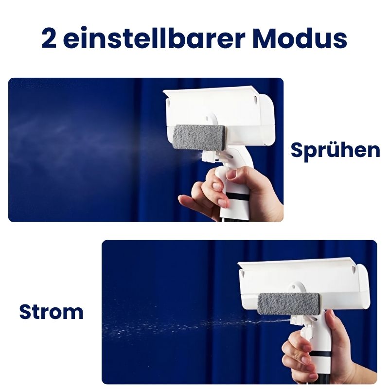 MultiClean - Efficient 4 in 1 window cleaner with spray bottle and TPR scraper (Last day discount)