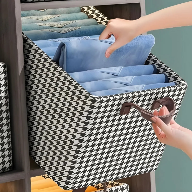 Closet Cleaner - Foldable Clothes Storage Box with Lid - Set of 3 (Last Day Discount)