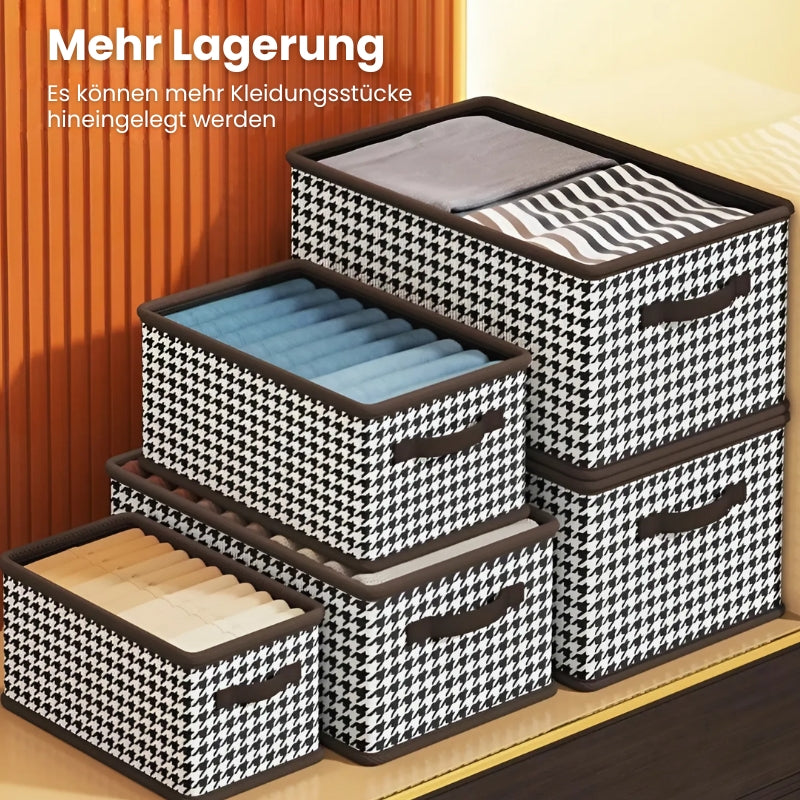 Closet Cleaner - Foldable Clothes Storage Box with Lid - Set of 3 (Last Day Discount)