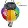 Solar Lanterns - Hot Air Balloon with Flame Effect