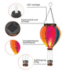 Solar Lanterns - Hot Air Balloon with Flame Effect