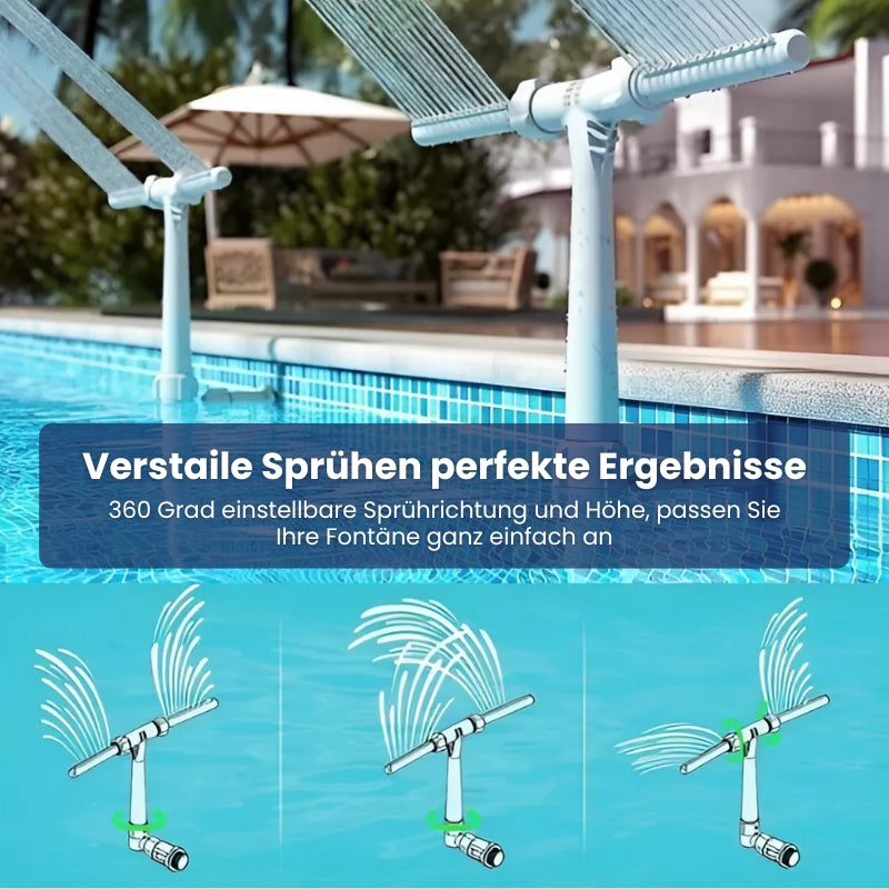 WaterPool - Adjustable waterfall with two sprays (Last day discount)