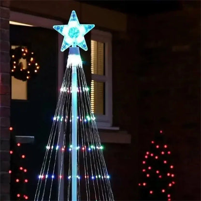 Multicolor LED Christmas trees