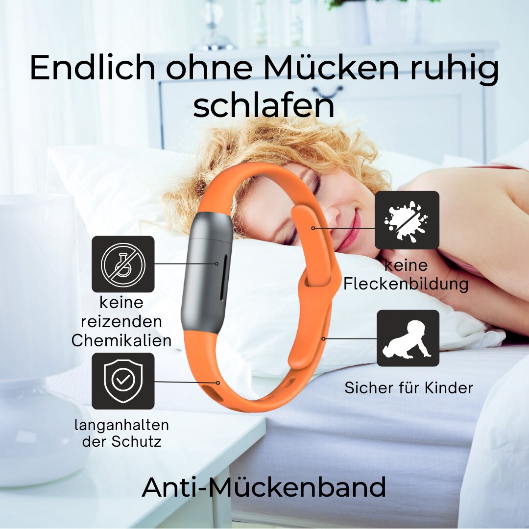 MückenBand - Anti-Mosquito Band | 100% natural protection | 240 day refill pack "Last day discount"