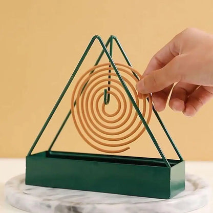 Triangular Moskito coil stand