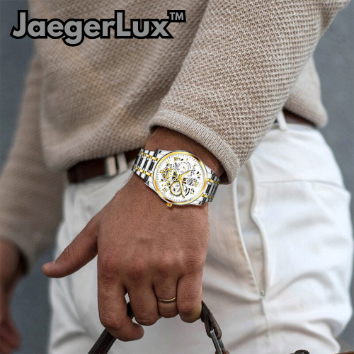 JaegerLux - Luxurious stainless steel watch